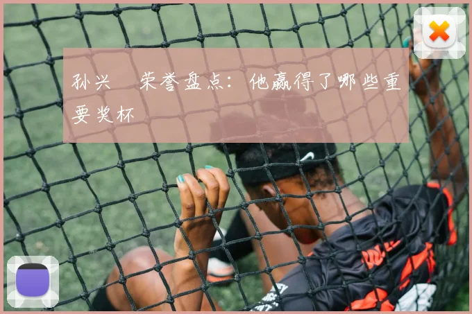 孙兴慜荣誉盘点:他赢得了哪些重要奖杯